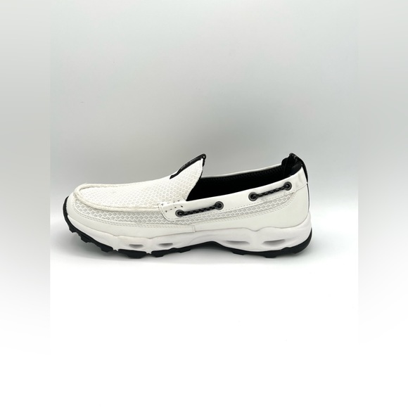 GH Bass Outdoor Round Toe Slip On Women's White Aqua Deck Shoes Size 9.5M NWB - Picture 3 of 9